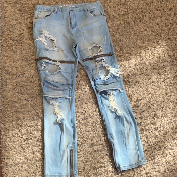 34X32 COMBO🚨a LOT of ripped effects & zippers! - Picture 3 of 4